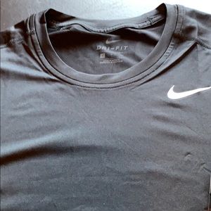 Nike pro size small athletic long sleeve tee ball